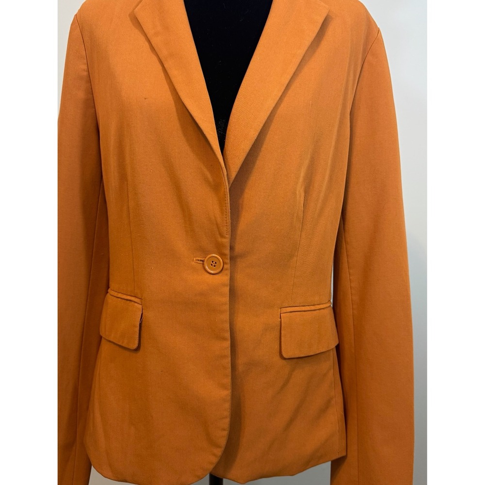 Forever 21 Burnt Orange Blazer Career Jacket Workwear Size Large